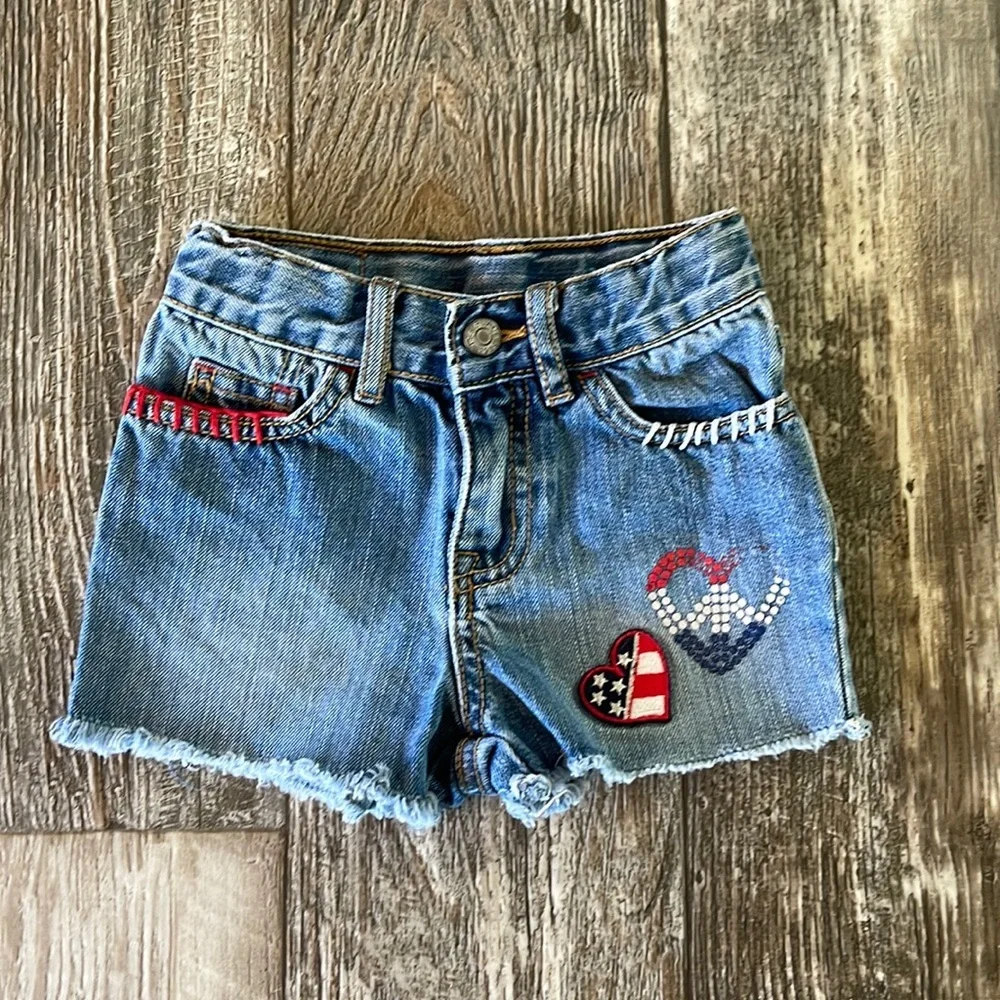 The Children Place cute jean little girl shorts